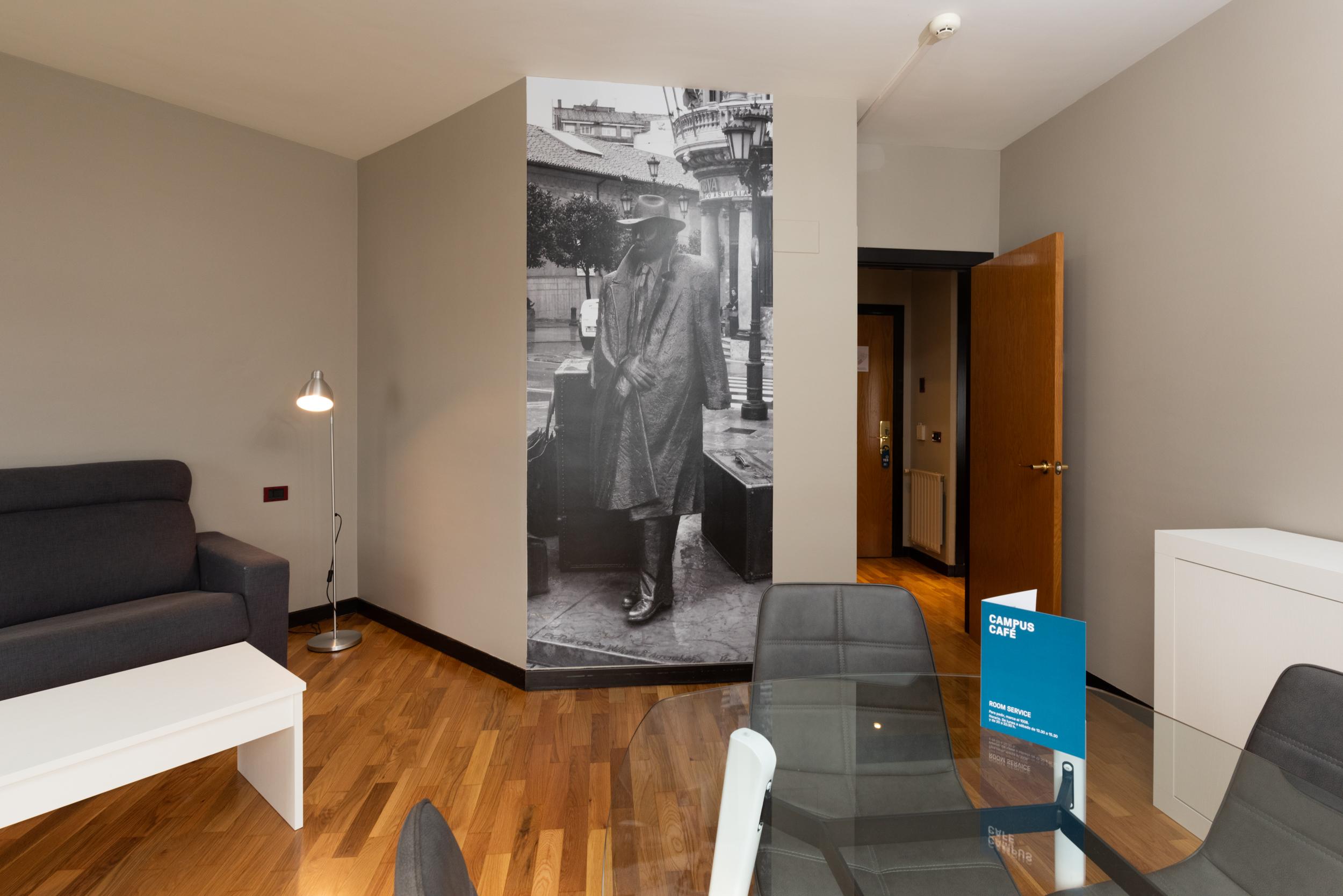 Aparthotel Campus Oviedo Eksteriør bilde